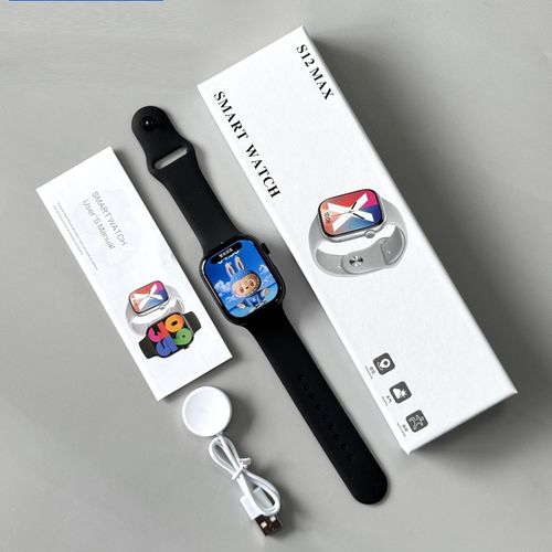 S12 Max Smart Watch – 1.85" HD Full Touch Display with Bluetooth Calling