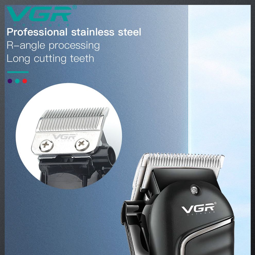 VGR V-683 Professional Hair Clipper Set – Rechargeable Hair Cutting Machine & Trimmer