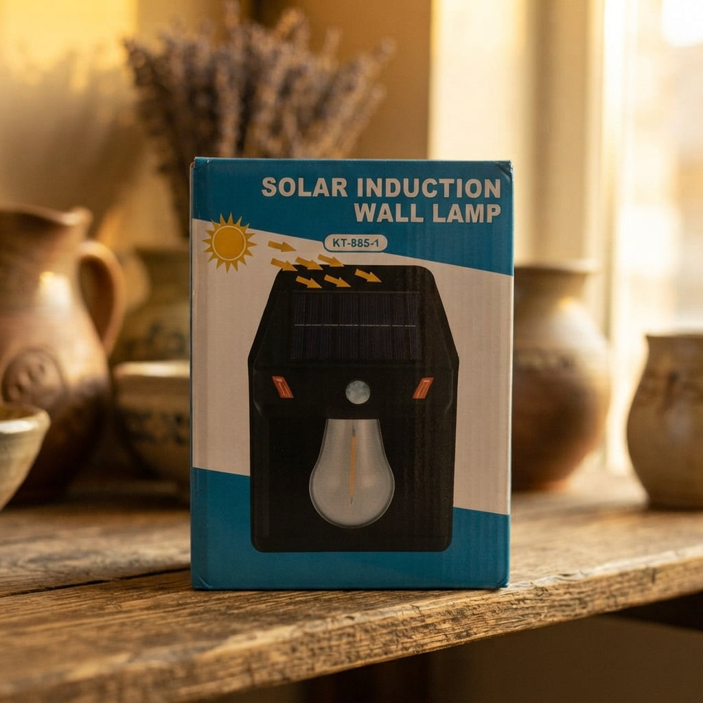 KT-885-1 Solar Induction Wall Lamp – Motion Sensor Outdoor LED Light