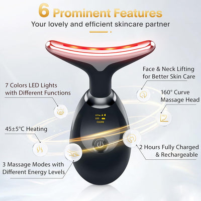 Rechargeable EMS Face Massager – 3-Mode Anti-Wrinkle & Skin Tightening Beauty Device