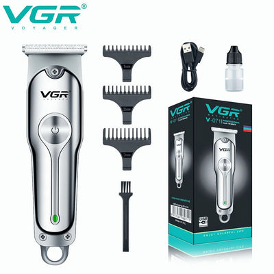 VGR V-071 Professional Hair Trimmer – Mini Rechargeable Hair Clipper with Zero-Gap Blade
