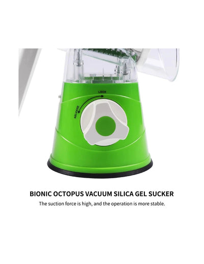 Manual Vegetable Drum Slicer – Multifunctional Round Cutter & Kitchen Gadget