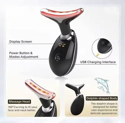 Rechargeable EMS Face Massager – 3-Mode Anti-Wrinkle & Skin Tightening Beauty Device